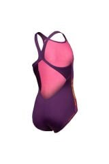 Multi Colours Swimsuit V Back Çocuk Mor Yüzücü Mayosu 009007909