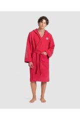 ZEAL ROBE/RED-WHITE YETİŞKİN BORNOZU