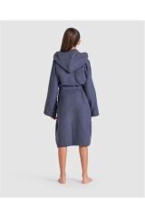 ZEAL JR ROBE/NAVY-WHITE ÇOCUK BORNOZU