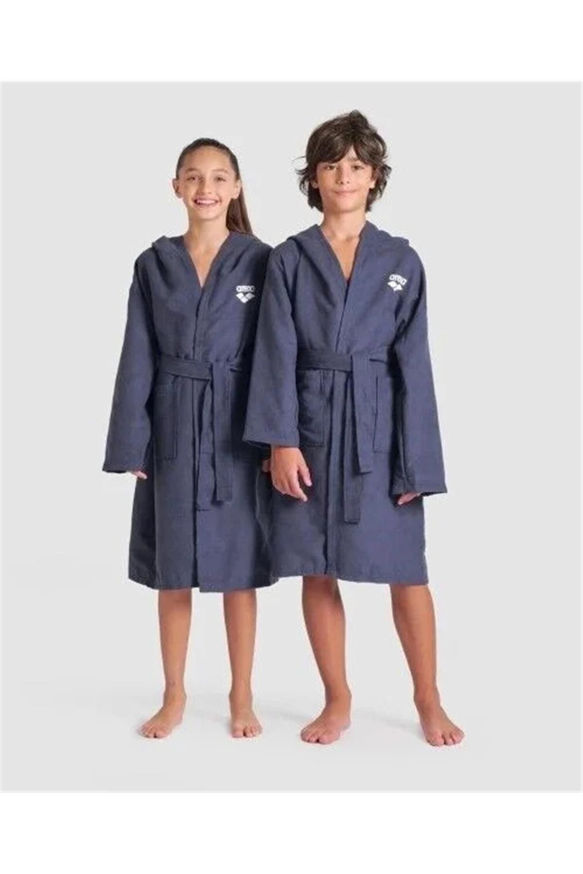 ZEAL JR ROBE/NAVY-WHITE ÇOCUK BORNOZU