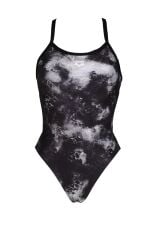 ARENA WOMEN'S SWIMSUIT CHAL00LENGE BACK ALLOVER KADIN YÜZÜCÜ MAYOSU