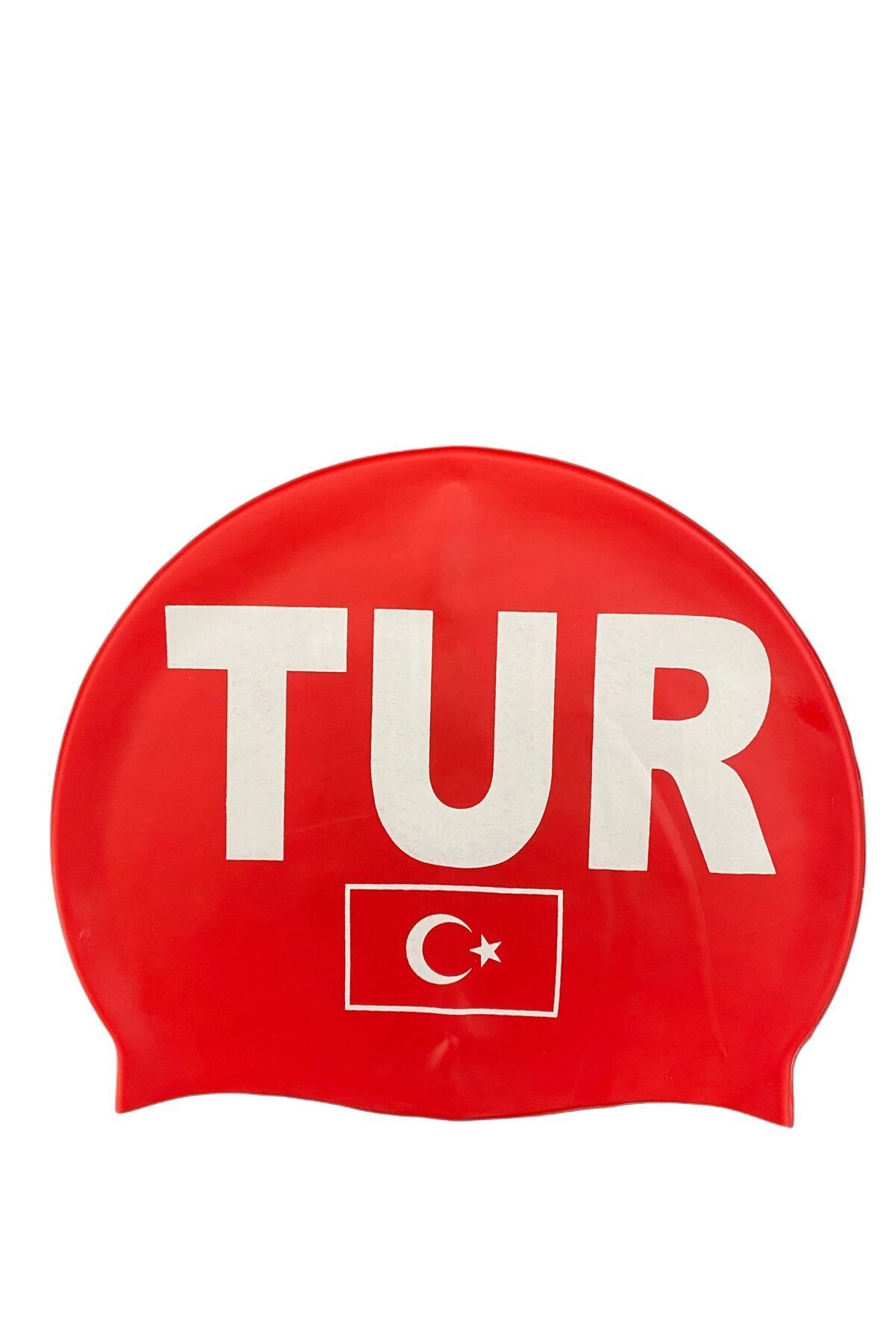 Milli Takım Türkiye Bonesi Kırmızı Slikon Yüzücü Ve Deniz Bonesi