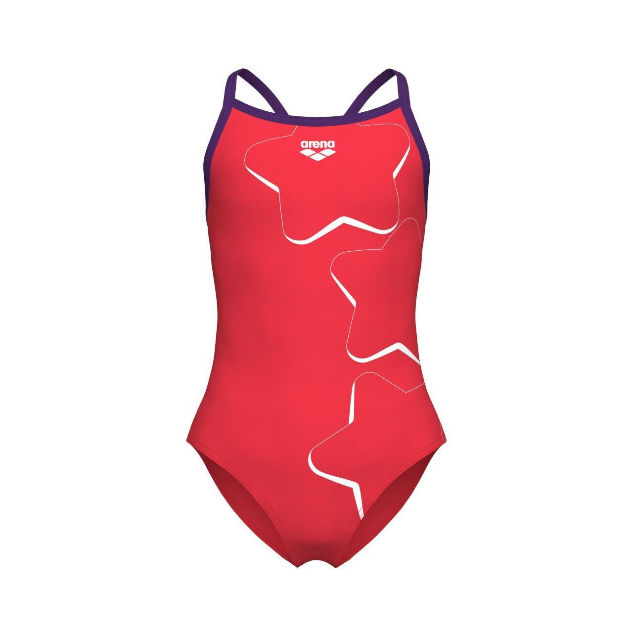 GIRL'S ARENA STAR GRAPHIC SWIMSUIT LIGHTDROP BACK KIZ ÇOCUK MAYOSU