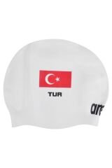 Moulded Turkey Flag Unisex Beyaz Yüzücü Bone 1e668e