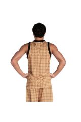 50th Tank Top Mesh Unisex Sarı Günlük Stil T-shirt 006453313