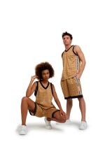 50th Tank Top Mesh Unisex Sarı Günlük Stil T-shirt 006453313