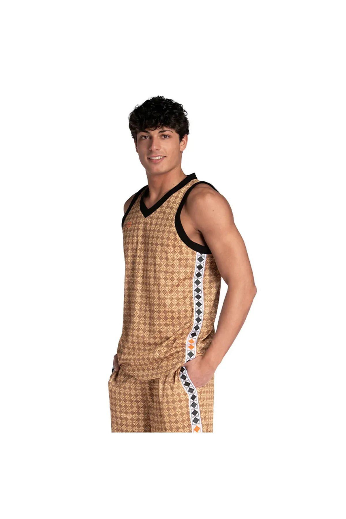 50th Tank Top Mesh Unisex Sarı Günlük Stil T-shirt 006453313