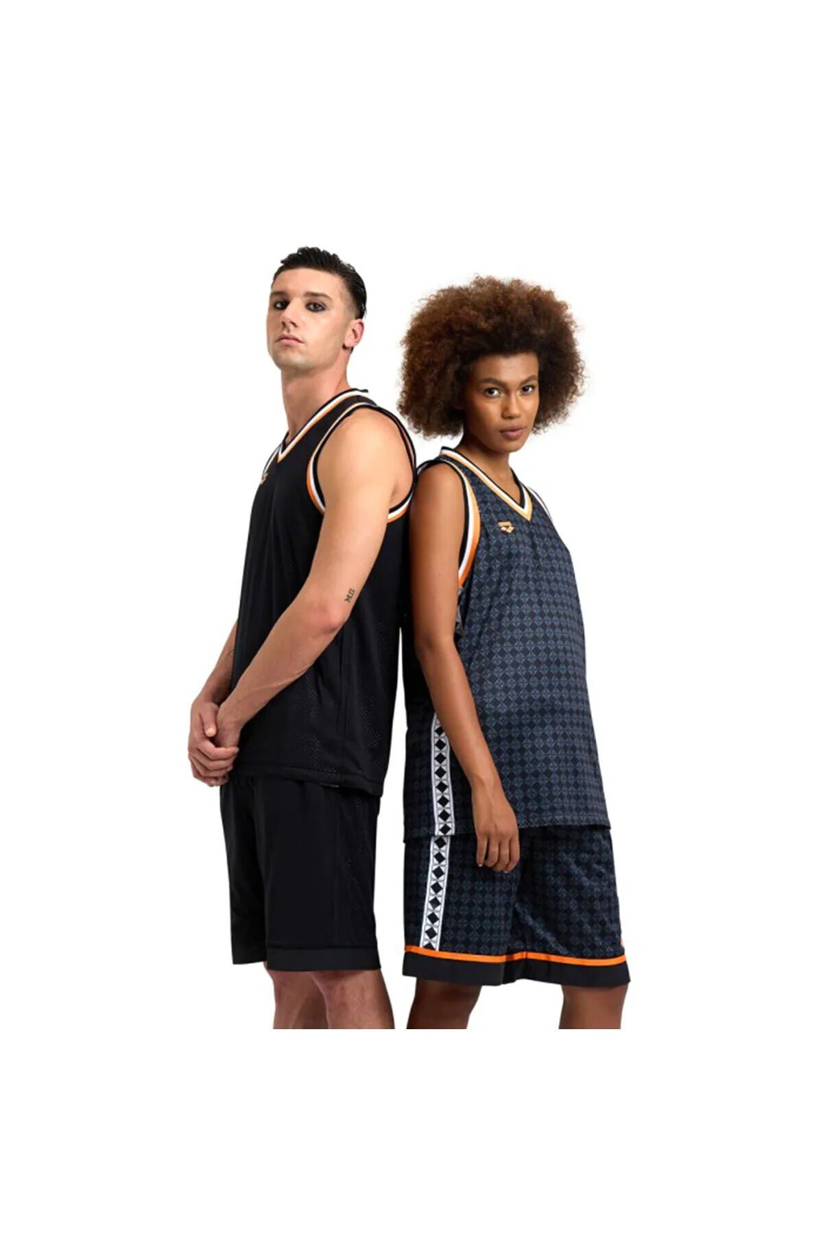 50th Tank Top Mesh Reversible Unisex Siyah Günlük Stil T-shirt 006219131