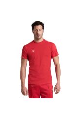 Team Erkek Kırmızı Günlük Stil T-Shirt 002701410