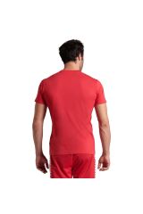Team Erkek Kırmızı Günlük Stil T-Shirt 002701410