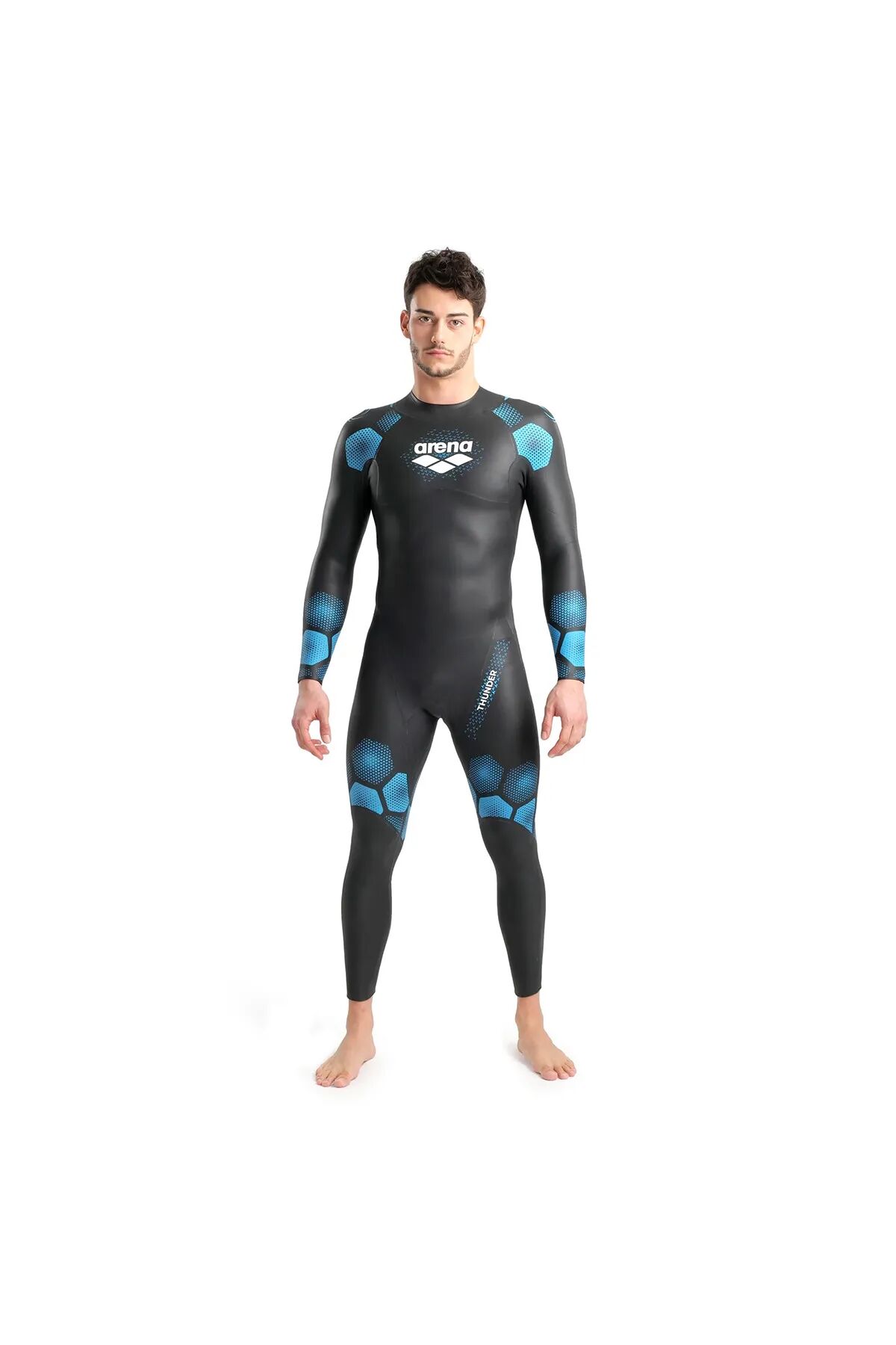 Thunder Wetsuit Erkek Siyah Yüzücü Yarış Mayosu 005631510