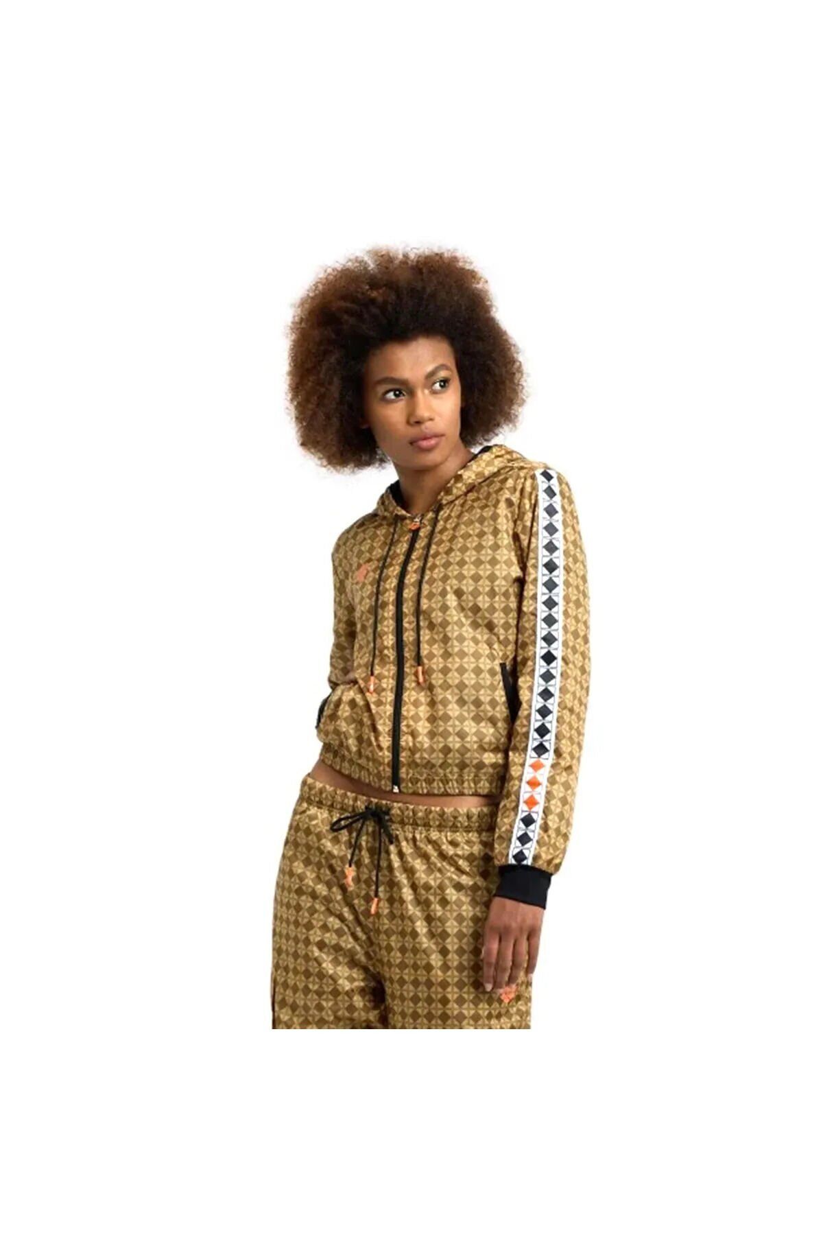 50Th Crop L/S Kadın Sarı Günlük Stil Ceket 006217313