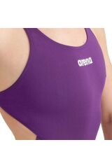 Team Swimsuit Swim Tech Solid Kadın Mor Yüzücü Mayosu