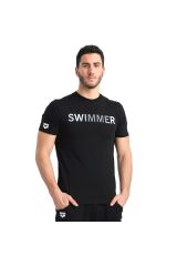Cotton Unisex Siyah Günlük Stil T-shirt 005336500