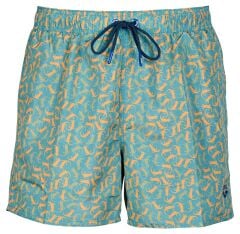 Arena Beach Short Allover Martınıca Multı Yeşil Erkek Deniz Şortu