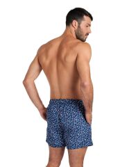Arena Beach Short Allover Navy Multı Erkek Deniz Şortu Lacivert