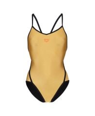 Arena Womens 50th Gold Swimsuit Diamond Back Kadın Yüzücü Mayosu