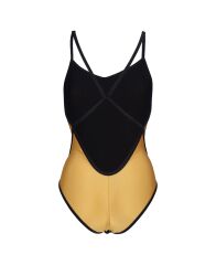 Arena Womens 50th Gold Swimsuit Diamond Back Kadın Yüzücü Mayosu