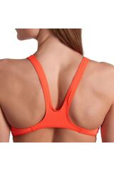 Team Swimsuit Swim Tech Solid Kadın Turuncu Yüzücü Mayosu 004763300