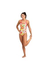 Tropic Swimsuit Lace Back Kadın Kırmızı Yüzücü Mayosu 40