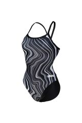 Arena Yüzücü Mayosu Women's Swımsuıt Challenge Back Marbled