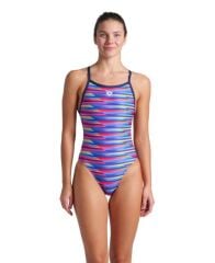 WOMEN'S ARENA RACING STRIPE SWIMSUIT XCRISS CROS KADIN YÜZÜCÜ MAYOSU