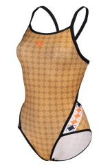 Arena 50.Yıla Özel Seri Gold Kadın Yüzücü Mayosu