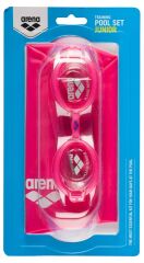 POOL JR SET FUCHSIA-CLEAR-FUCHSIA-WHITE