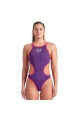 One Biglogo One Piece Kadın Mor Yüzücü MayosU