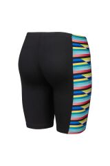 Racing Stripe Swim Jammer Çocuk Siyah Yüzücü Mayosu 009012550