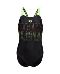 GIRL'S SWIMSUIT V BACK GRAPHIC KIZ ÇOCUK MAYOSU