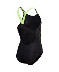 GIRL'S SWIMSUIT V BACK GRAPHIC KIZ ÇOCUK MAYOSU
