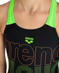 GIRL'S SWIMSUIT V BACK GRAPHIC KIZ ÇOCUK MAYOSU