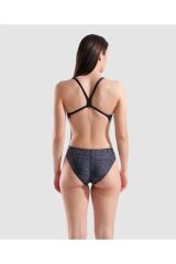 W SNAKE SKIN SWIMSUIT CHALLENGE/BLACK