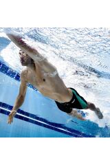 Allover Swim Jammer Erkek Mavi Yüzücü Mayo 011889580