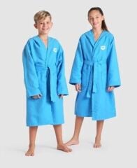 ZEAL JR ROBE/TURQUOISE-WHITE ÇOCUK BORNOZU