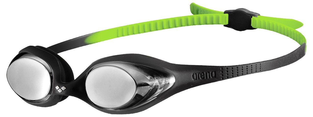 SPIDER JR MIRROR BLACK-SILVER-GREEN