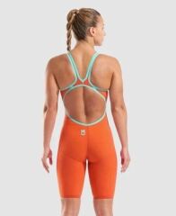 W POWERSKIN CARBON AIR2 LE OB/SUNSET CORAL KADIN YARIŞ MAYOSU