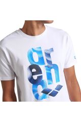 Water Prints Erkek Beyaz Günlük Stil T-Shirt 009406100