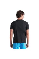 Water Prints Erkek Siyah Günlük Stil T-Shirt 009403500