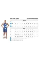 Tropic Swimsuit Lace Back Kadın Mor Yüzücü Mayosu 005933970 40