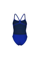 WOMEN'S TEAM SWIMSUIT CHALLENGE SOLID NEON BLUE-TEAM ORANGE 34