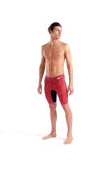 MEN'S FIREFLOW SWIM JAMMER BLACK-TEAM RED 75 CM (BEL ÖLÇÜSÜ)