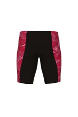 MEN'S FIREFLOW SWIM JAMMER BLACK-TEAM RED 65 CM (BEL ÖLÇÜSÜ)