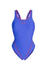 Solid Swimsuit Tech Back Kadın Mayo 34