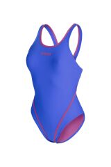 Solid Swimsuit Tech Back Kadın Mayo 38