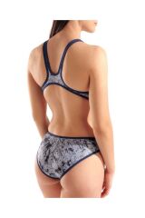 WOMEN'S ONE LACQUER ONE PIECE MULTI WHITE-NAVY 34