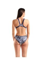 WOMEN'S ONE LACQUER ONE PIECE MULTI WHITE-NAVY 34