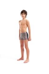 BOY'S FUN SKULLS SWIM SHORT MULTI BLACK-BLACK 10-11 YAŞ
