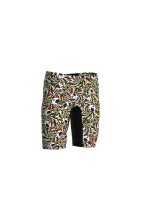 BOY'S FUN SKULLS SWIM JAMMER ÇOCUK YÜZÜCÜ MAYOSU MULTI BLACK 8-9 YAŞ